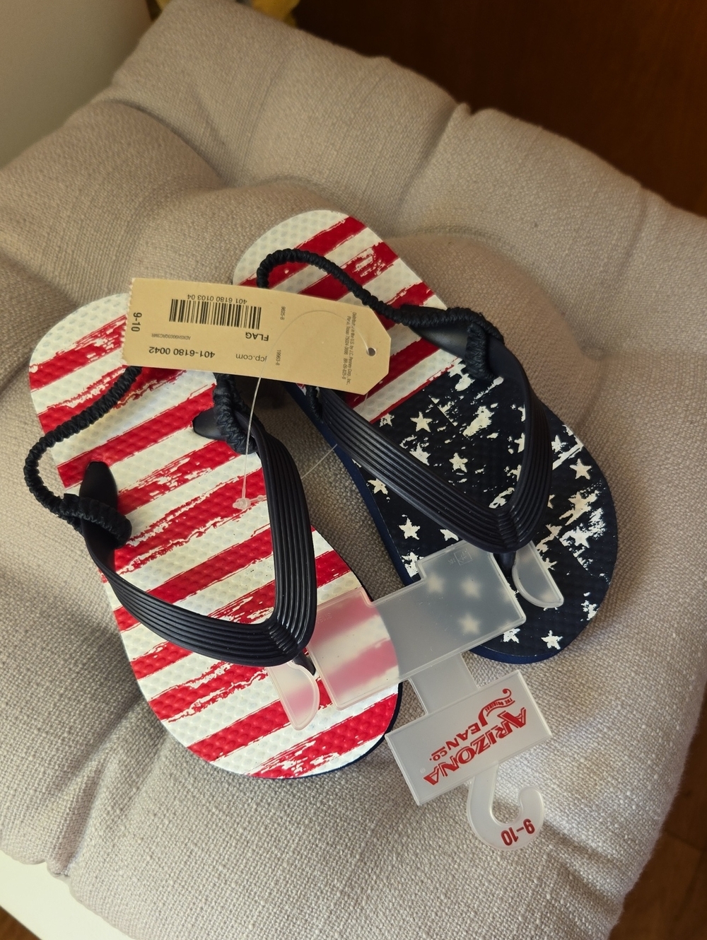 Arizona Jean Company Kids Patriotic Flip Flops - Red, White & Blue❤️🤍💙 NEW